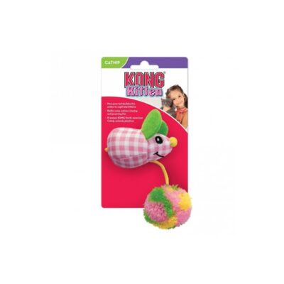 Kong Cat Kitten Pom Tail Mouse